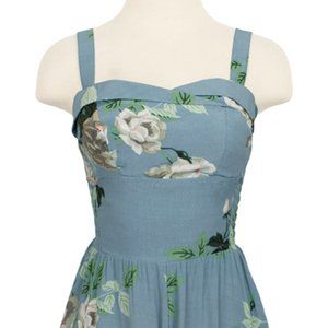 Trashy Diva French Blue Roses Trixie Romper